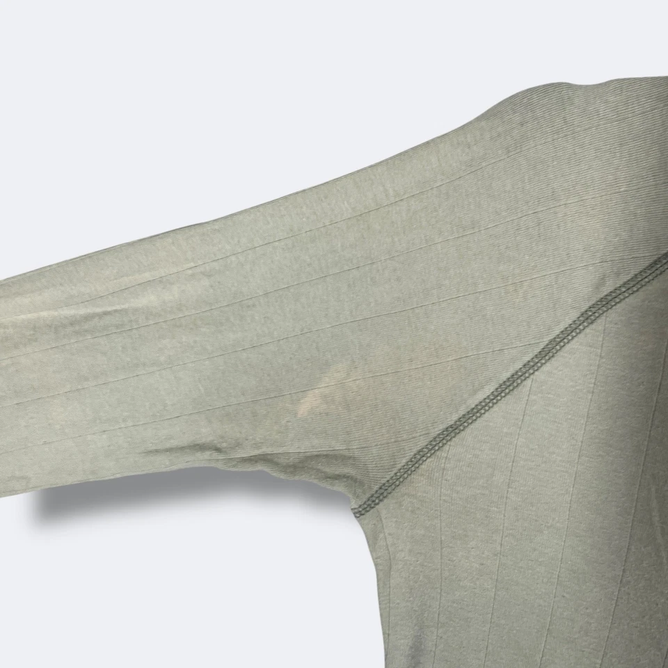 Top Henley acanalado vintage Y2K Abercrombie Fitch para mujer S beige suave niña preppy Foto 2 de 4