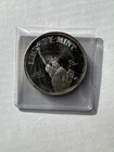 Vintage 1985 Liberty Mint Statue of Liberty US Constitution 1oz 999 Silver Round