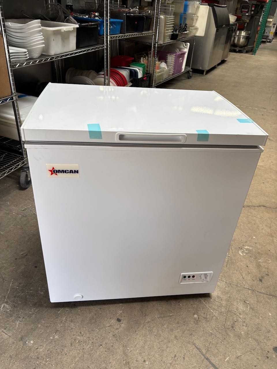 NEW 5 Cu Ft Chest Freezer ETL/NSF 30" Solid Flip Top Omcan X