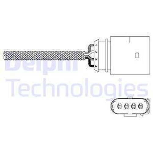 Delphi ES20338-12B1 Lambdasonde FüR , Audi,Seat,Skoda,Vw-image