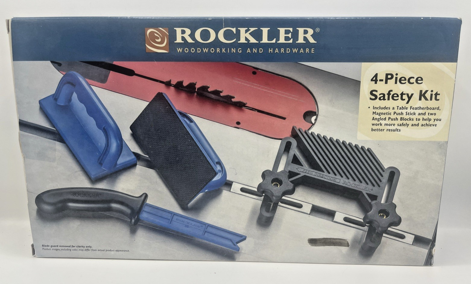 Rockler 4-Piece Woodworking Safety Kit (Item #75827)
