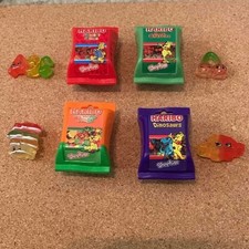 Shopkins Mini Brands Lot-Rare Haribo Gummies-ABC, Cherries, Frogs Dinosaur-