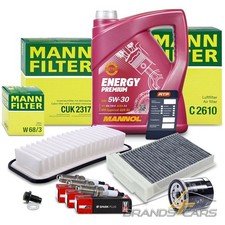 MANN INSPEKTIONSPAKET + 5l 5W-30 MOTORÖL FÜR CITROEN C1 PEUGEOT 107 TOYOTA AYGO MANN INSPEKTIONSPAKET + 5l 5W-30 MOTORÖL FÜR CITROEN C1 PEUGEOT 107 TOYOTA AYGO