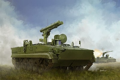 Trumpeter 09551 RUSSIAN 9P157-2 KHRIZANTEMA-S ANTI TANK SYSTEM 1:35 Modell Kit