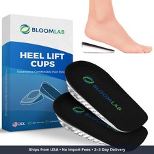 Orthopedic Heel Lift Inserts for Heel Pain Leg Length Discrepancy Soft Gel C