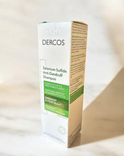 Vichy Dercos Anti-Dandruff Shampoo For Dry, Itchy Scalp - Hair Care 6.76oz. 