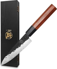 MITSUMOTO SAKARI Paring Chef Knife 5.5 inch - Hand Forged Japanese Knife