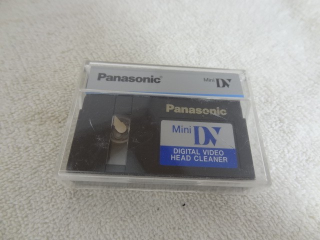 1 Panasonic Mini DV video head cleaning cassette tape for camcorder