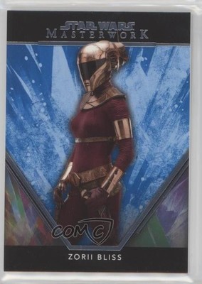 2024 Topps Star Wars Masterwork Blue Zorii Bliss #82 3hd