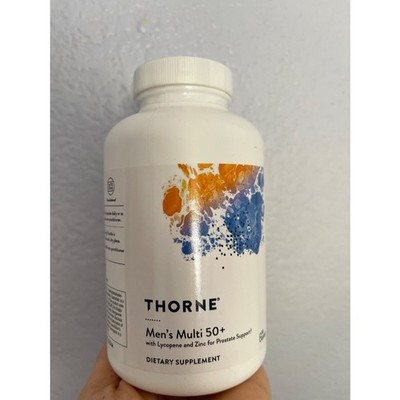 Thorne Men s Multi 50+ with Lycopene and Zinc for Prostate. - 180 capsules
