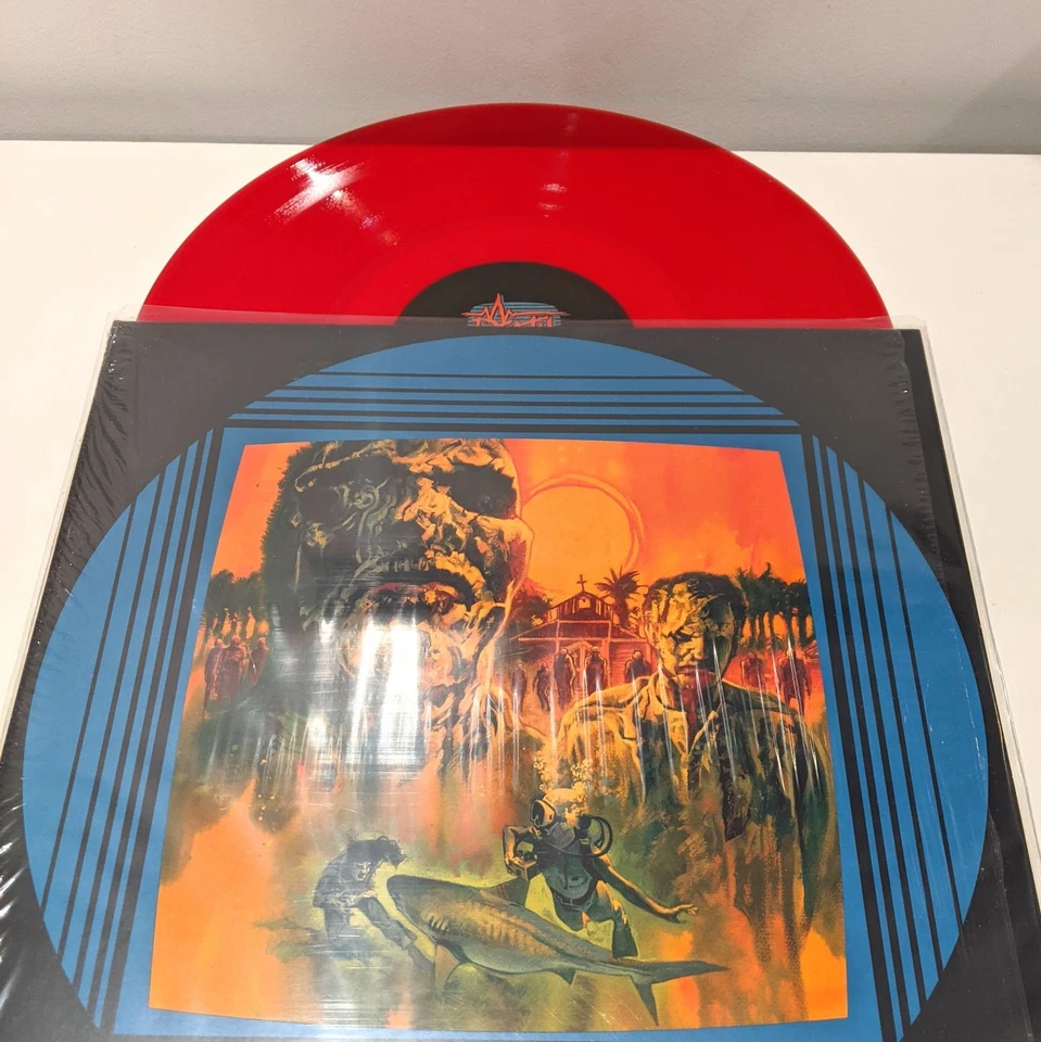 Zombie Flesh Eaters Fabio Frizzi Red Vinyl LP Soundtrack Score Mondo Death Waltz - Image 3 of 3