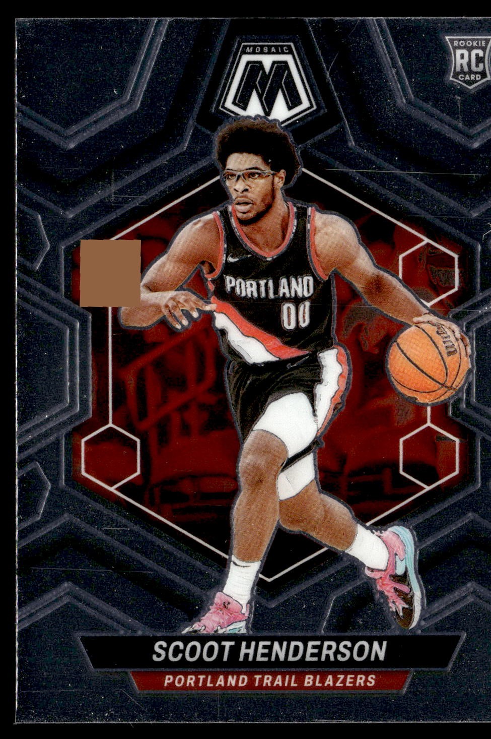 2023-24 Panini Mosaic #216 Scoot Henderson Silver Portland Trail Blazers Rookie