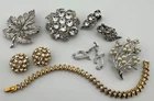 Costume Vintage Jewelry Lot Eisenberg Trifari Nolan Miller