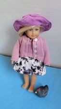 American Girl Doll 6" Kit Mini Freckles In Outfit Retired Cloth Body Classic