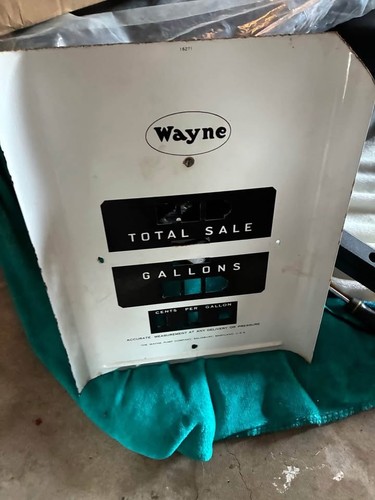 Vintage gas pump Face Plates, Wayne 80