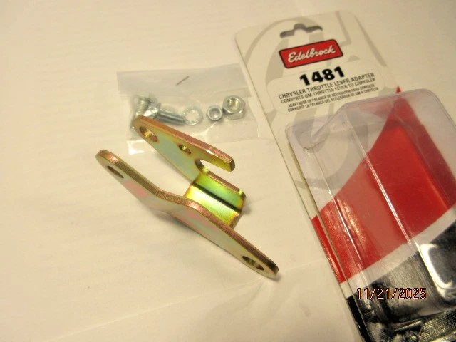 Edelbrock 1481 Performer Series Throttle Lever Adapter - Image 3 of 4