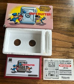 Nintendo SAFE BUSTER boxed GAME & WATCH Box Instructions
