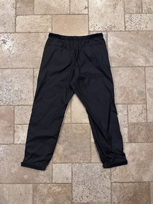 Prada SS18 Nylon Garbardine Logo Black Striped Track Pants | eBay