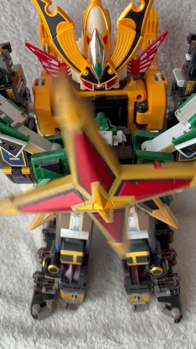 BANDAI Megazord Power Rangers Ninja Storm Sentai Hurricaneger