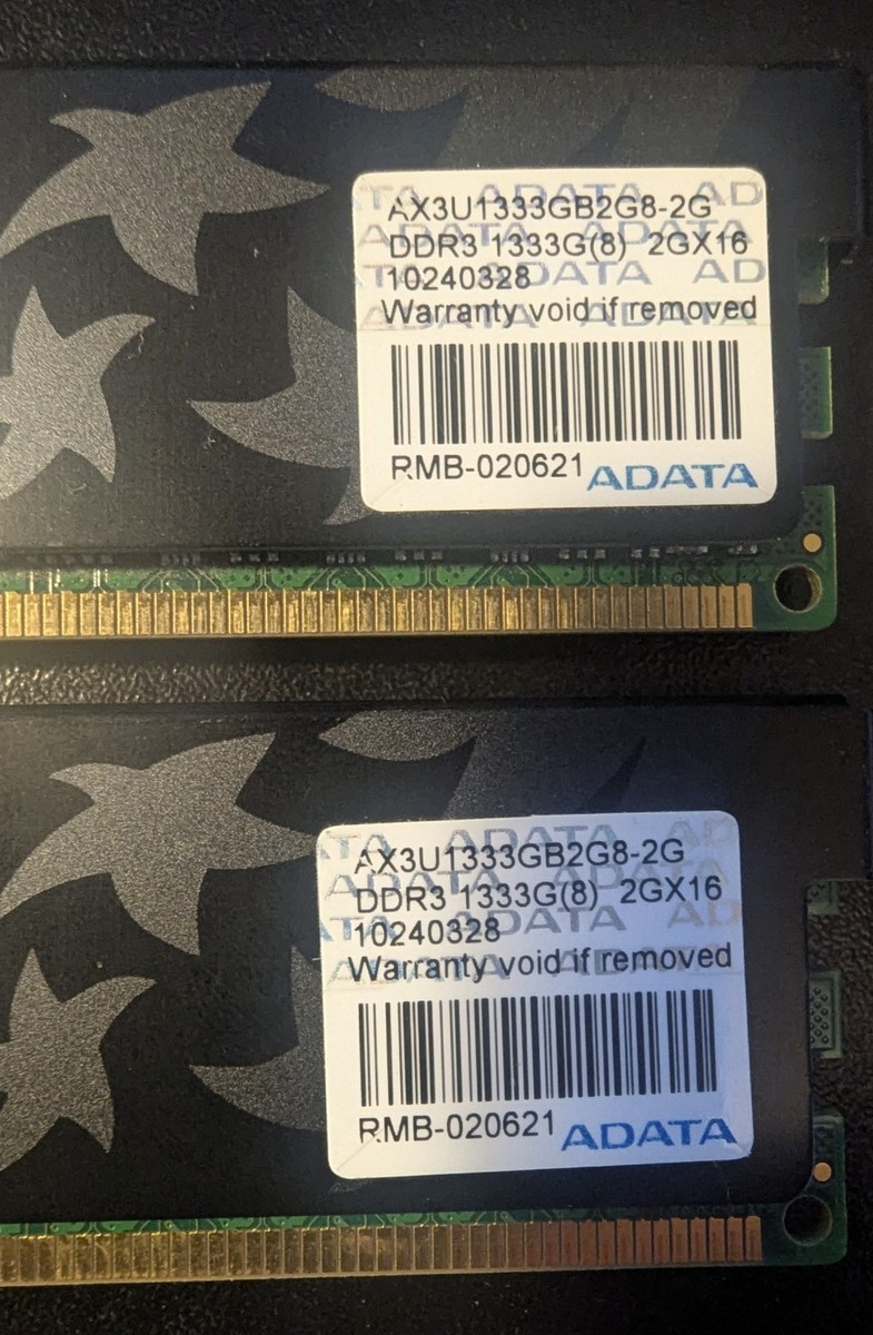 Four modules) AX3U1333GB2G8-2G DDR3 1333G(8) 2GX16 10240328 adata