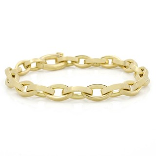 Tiffany & Co. 18k Yellow Gold Marquise Link Sz 6.5in Bracelet #J285803 1