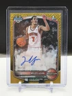 2025-26 Bowman Chrome Milos Uzan #BCP-40 Gold /50 1st Bowman Auto