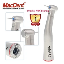 MacDent Dental 1:5 LED Fiber Optic Contra Angle Handpiece Fit NSK Ti-MAX X95L
