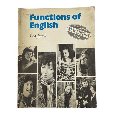 Functions of English Leo Jones Cambridge University Press Trade Paperback 1981