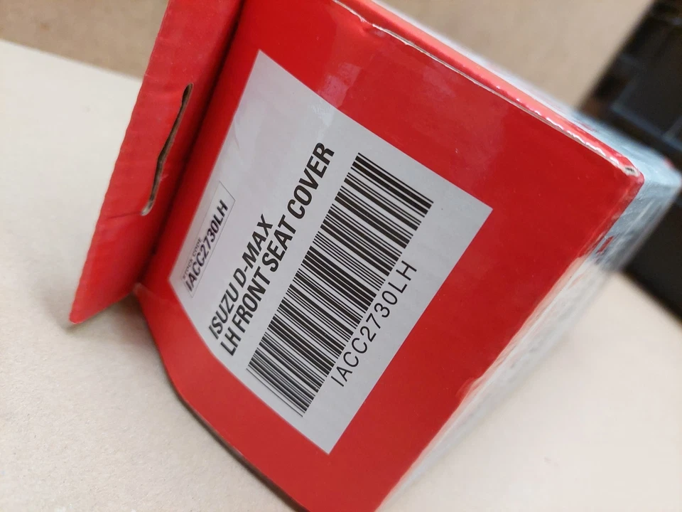 Cubierta de asiento delantero izquierdo Isuzu D-Max 2017-2020 IACC2730LH genuina NUEVA Foto 4 de 4