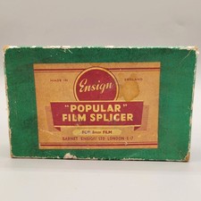 Ensign Ltd Popular Film Splicer for 8mm Film London England with Instructions