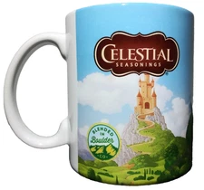 2019 Celestial Seasonings Box Artwork Coffee Mug 12oz Tea Cup