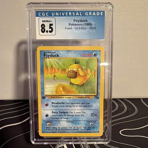Psyduck (1st Edition) graded CGC 8.5 for sale on eBay