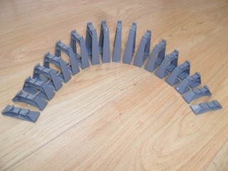 Full Set of R909 Elevated Track Supports for Hornby OO Gauge Sets