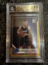 2019-20 Donruss Optic Choice Black Gold Tyler Herro #/8 ROOKIE RC #172 BGS 9.5