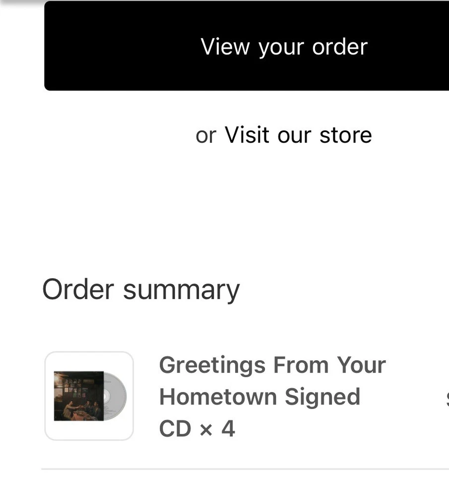 The Jonas Brothers Greetings From Your Hometown SEALED Signed CD Cover Autograph - Image 4 of 4