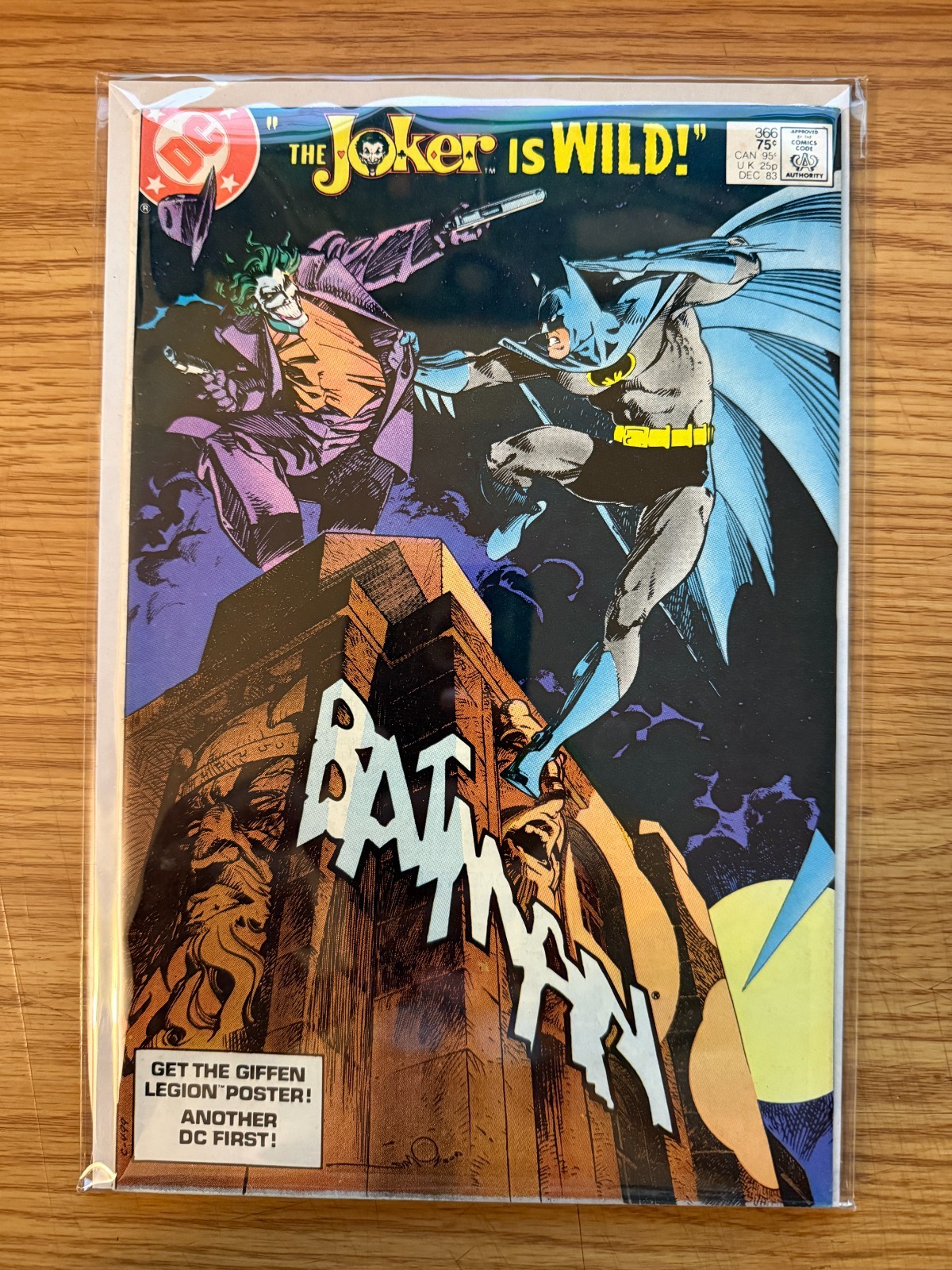 Batman #366 - Joker Is Wild App - 1st Jason Todd In Robin Costume -DC 1983 - VF