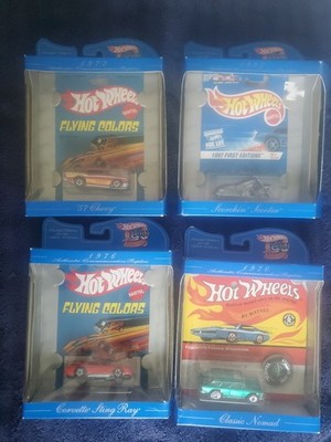 Lot Of 4 Hotwheels 30 Year Authentic Commemorative Replicas