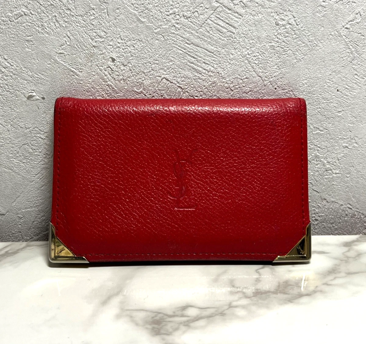 Saint Laurent Wallets for Women with Vintage Leather for sale | eBay