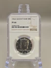 1964 Accent Hair Half Dollar NGC PF 66