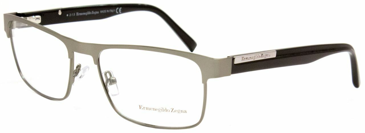 Ermenegildo Zegna Męska oprawka do okularów EZ5031 015 54mm Prostokątna srebrna -pokaż oryginalną nazwę Popularna wyprzedaż, WYPRZEDAŻ