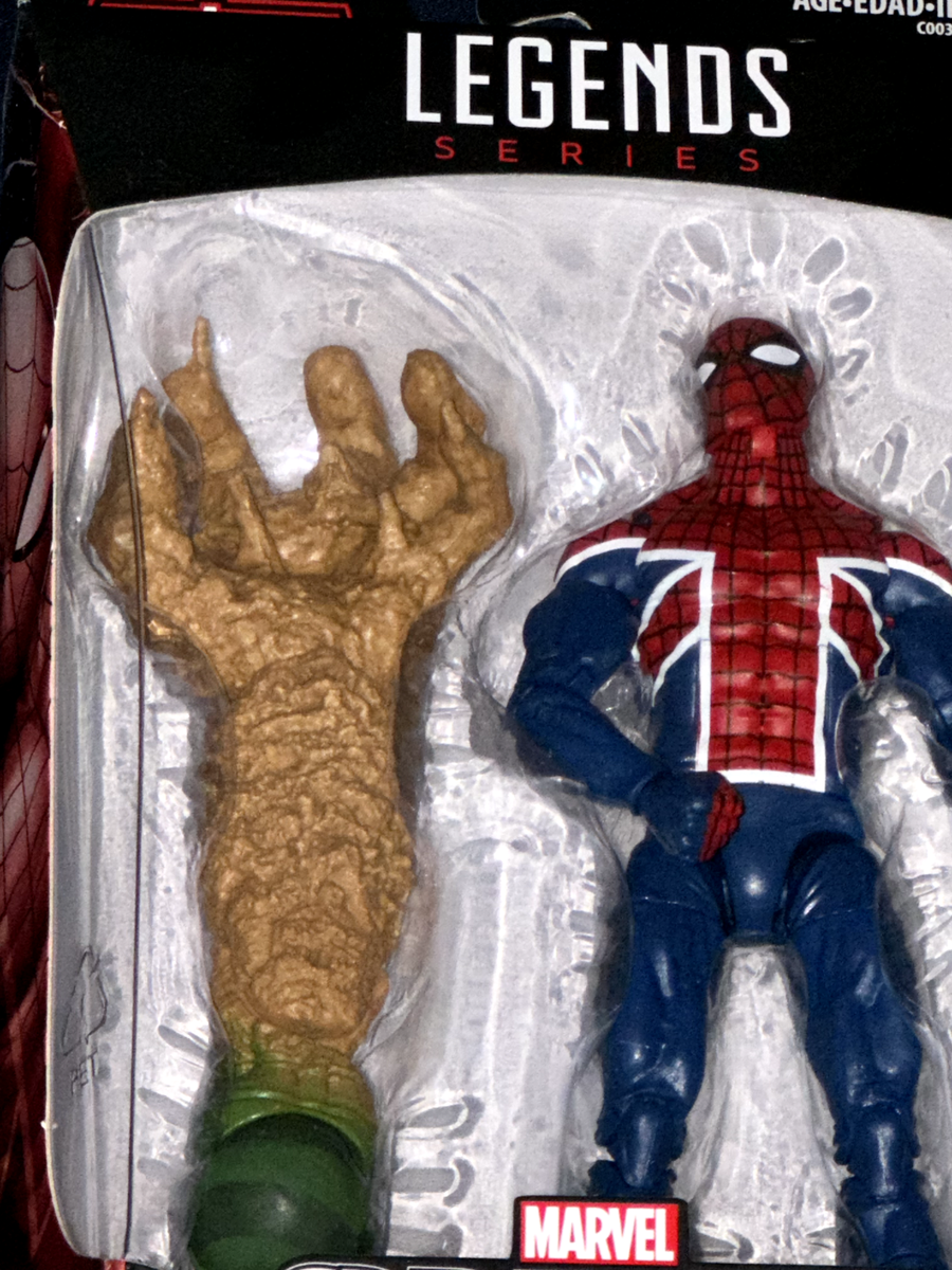 Hasbro Marvel Legends Comic SANDMAN BAF Build A Figure Action FIGURE SPIDERMAN