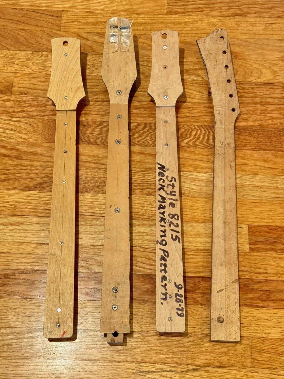 RARE Gretsch Original 1970’s Electric Guitar Neck Patterns from Gretsch Factory