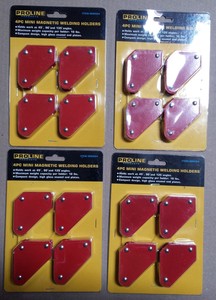 welding soldering tack 10lb 4pc magnetic arrow holder sets lot