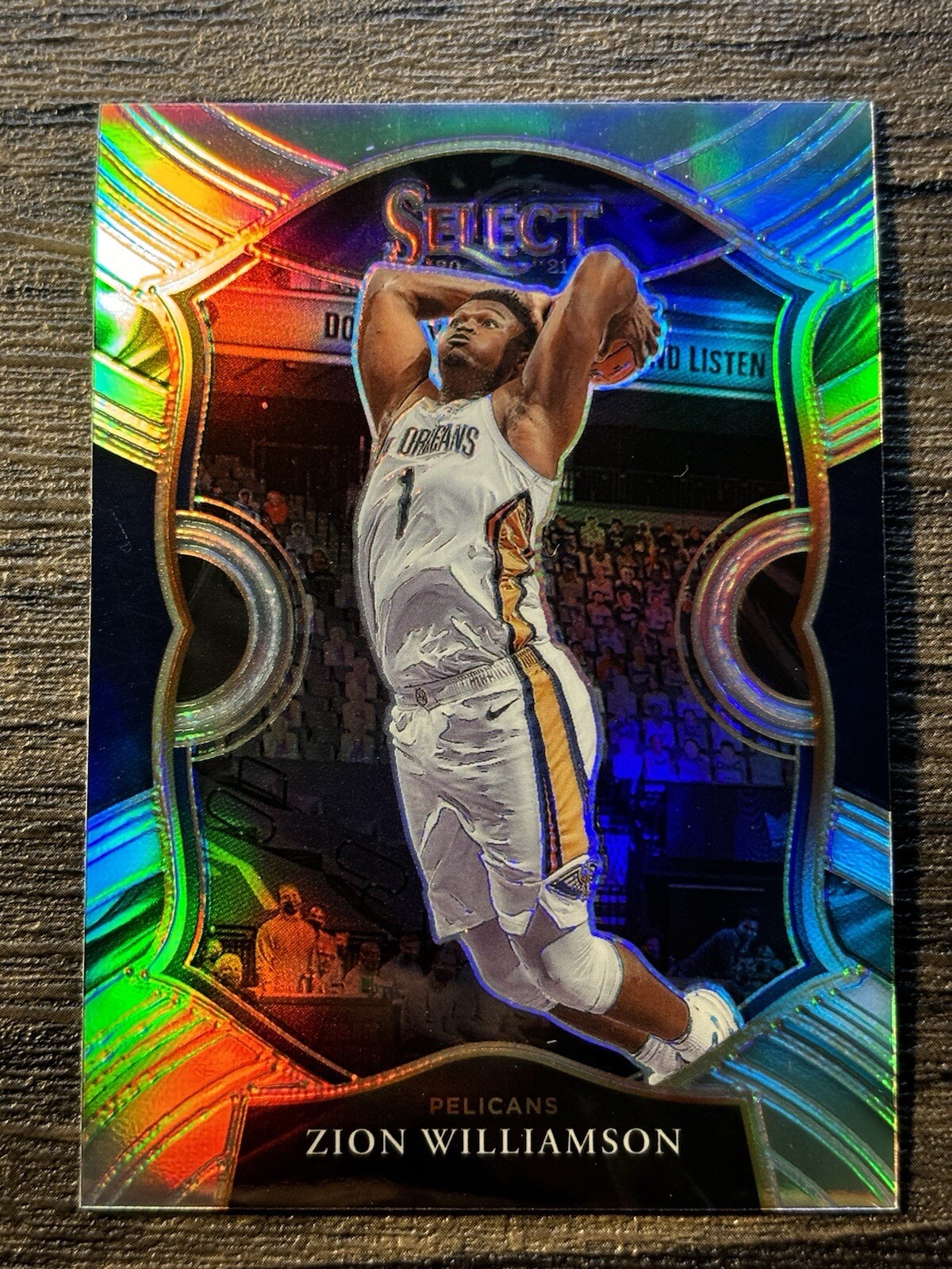 2021 Panini Select Silver Concourse #1 Zion Williamson Pelicans