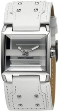 BRUNO BANANI Unisex Uhr Edelstahl weiß PAGONA BR25937 Designer modern