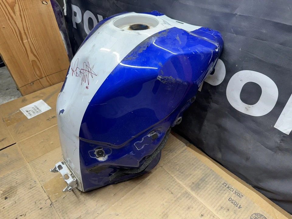 Yamaha YZF R1 2009 2010 2011 2012 2013 2014 tanque de combustible de gasolina azul firmado por OEM Foto 3 de 4