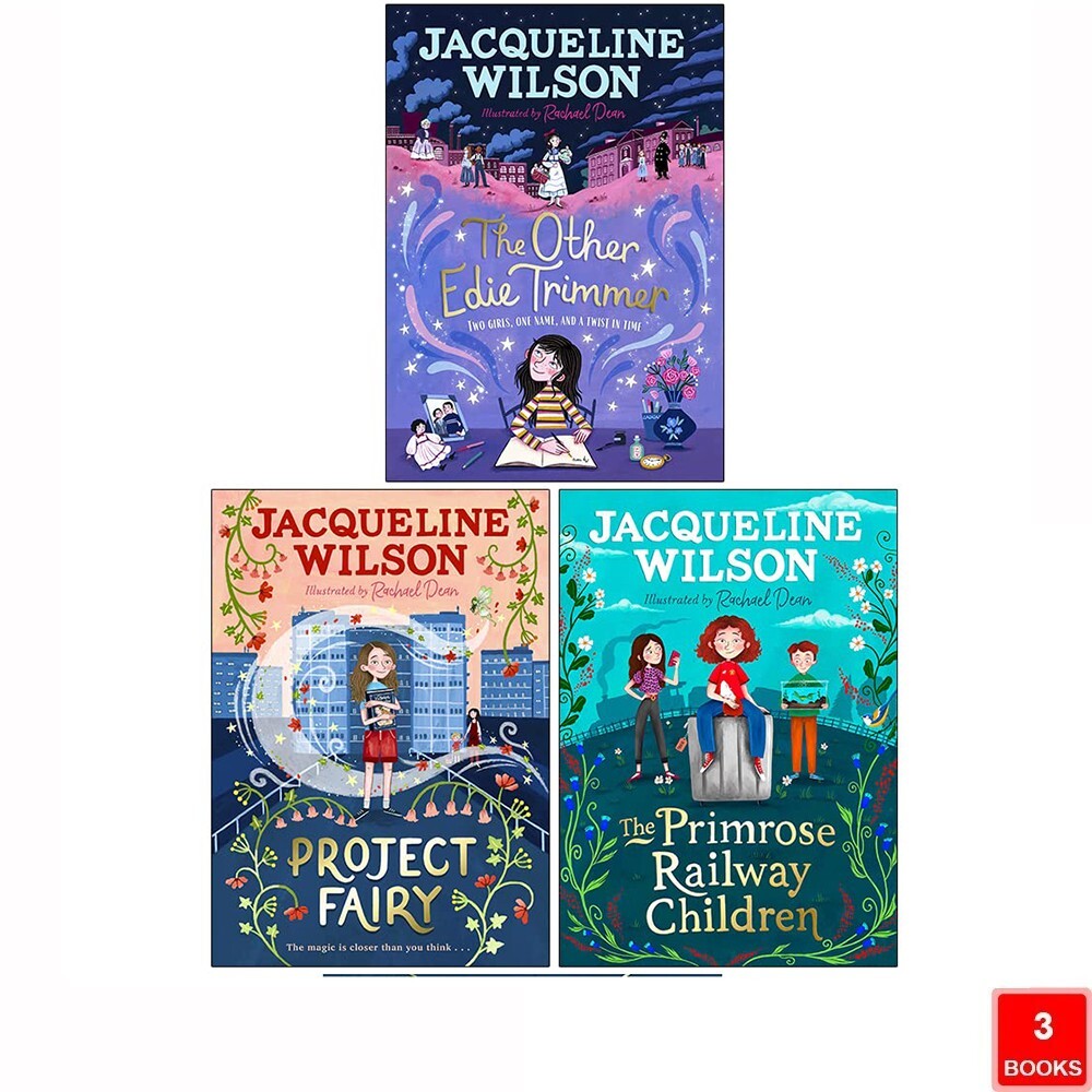 Jacqueline Wilson Collection 3 Books Set Primrose Railway Children,Project Fairy