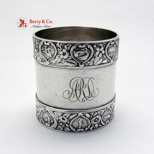 Gorham Zodiac Napkin Ring Sterling Silver 1900 Mono ARD eBay