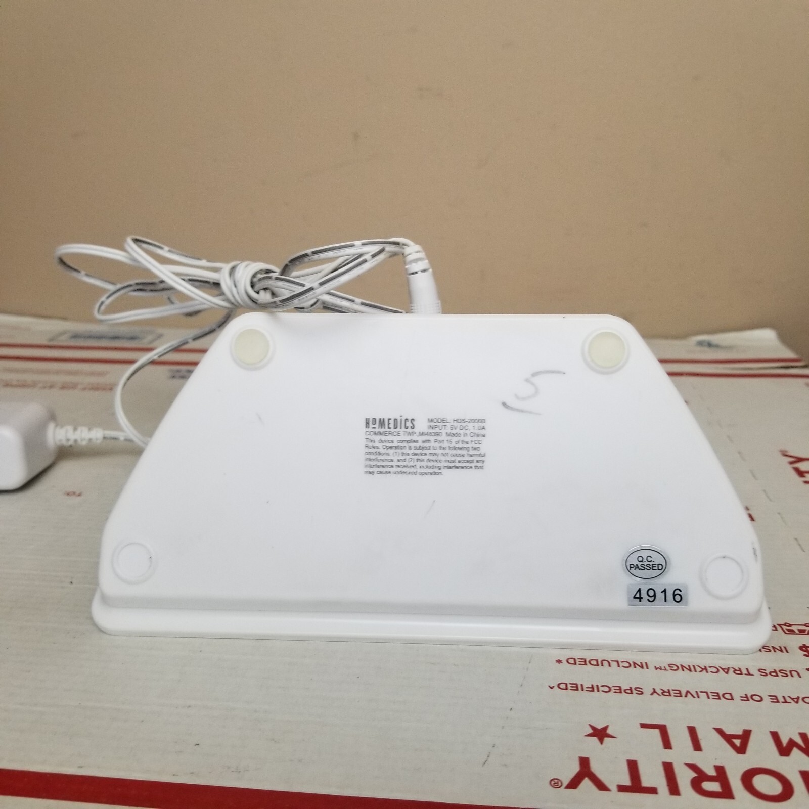 Homedics Deep Sleep HDS2000B Sleep Therapy nature Sound Machine Tested