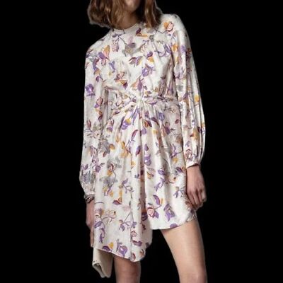 ZADIG&VOLTAIRE　リバーシブルブルゾン　レーヨン　花柄　イタリア製 ZADIG&VOLTAIRE リバーシブルブルゾン レーヨン 花柄 イタリア製